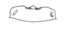Ceuthophilus (Ceuthophilus) ozarkensis Hubbell, 1936: Fig. 797. Subgenital plate, paratopotypic female. (Otu).