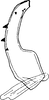 Aedeagus, lateral view on Elachodelphax (Elachodelphax) metcalfi (Kusnezov, 1929): Aedeagus, lateral view. (Observation).