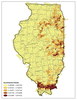 Acroneuria frisoni Stark & Brown, 1991: R. E. DeWalt. Maxent model of Illinois distribution. (Otu).
