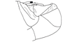 Ommatolampis perspicillata (Johannson, 1763): Fig. 152. male abdomen tip, lateral view. (Otu).