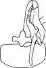 Subgenital plate: Subgenital plate. (Observation).