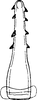Aedeagus, ventral view on Elachodelphax (Elachodelphax) metcalfi (Kusnezov, 1929): Aedeagus, dorsal view. (Observation).