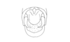 Hydnosternacris valdiviensis Amédégnato & Descamps, 1978: Fig. 70. male abdomen tip, dorsal view. (Otu).