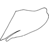 Pygofer, lateral view: Pygofer, lateral view. (Observation).