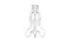 Brakeracris varablancensis Rowell, 1995: Fig. 5H. endophallus, dorsal view. (Otu).