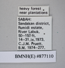 CollectionObject 1573267; 83458952-cc92-49ea-8f04-40f960dc95fc: Copyright NHM, London. Data labels, male, non-type. (CollectionObject).