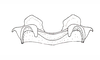 Dichroplus patruelis (Stål, 1861): Fig. 33. epiphallus. (Otu).