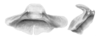 Ceuthophilus (Ceuthophilus) aridus Bruner, 1904: Fig. 46. Epiphallus. (Otu).
