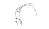 Atopacris manabiensis Amédégnato & Poulain, 1998: Fig. 48. Fastigium (lateral view). (Otu).