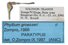 CollectionObject 1561254; a5830c31-8504-499b-89c5-6dd13dbca830: copyright ANIC (CSIRO), by B. Koopmans. male, data labels (paratype). (CollectionObject).