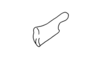 Drymacris nebulicola (Rehn, 1929): Fig. 32. male cercus, lateral view (from Champipe). (Otu).
