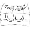 Abdomen, sternal apodemes, ventral view Depicts Abdomen, sternal apodemes, ventral view, an Observation.