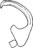 Aedeagus, lateral view: Aedeagus, lateral view. (Observation).