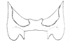 Boliviacris aberrans (Ronderos, 1979): Fig. 29. epiphallus, dorsal view. (Otu).