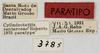 CollectionObject 1514368; 9355326b-d81e-4248-a871-8c65180a419e, MLP3785: labels (paratype). (CollectionObject).