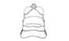 Argemiacris platicercis Ronderos, 1978: Fig. 50 (after allotype). female, head and pronotum, dorsal view. (Otu).