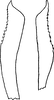 Pygofer ventral appendages, ventral view: Pygofer process, ventral view. (Observation).