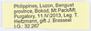 CollectionObject 1578587; RBINS IG: 32700, 737198b7-593d-40e7-b101-96be7e35e36d: copyright ISNB, Brussels. male, data labels (holotype). (CollectionObject).