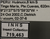 Other on Dilobopterus obliquatulus (Jacobi, 1905): Labels. (Observation).