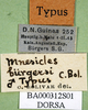 CollectionObject 1500926; 3f84403d-b358-40aa-bb0a-66df4dfc0dbf: labels (holotype). (CollectionObject).