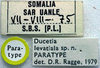 CollectionObject 1568302; 0eb2d2dc-79d9-4616-b735-01840e52ce9f: labels (paratype). (CollectionObject).