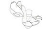 Dichroplus misionensis Carbonell, 1968: Fig. 88. epiphallus, ectophallus and aedeagus apex, lateral view. (Otu).