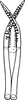 Aedeagus, ventral view: !! display not done !! on Qadria pakistanica (Ahmed, 1969): Aedeagus, ventral view. (Observation).