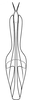 Aedeagus, posterior view: !! display not done !! on Acuera (Acuera) incepta DeLong & Freytag, 1974: Male specimen [DZUP]: aedeagus, posterior view. (Observation).