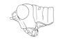 Micropaon lucens Descamps & Rowell, 1984: Fig. 15. male head and pronotum, lateral view. (Otu).