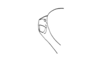 Anoptotettix levis Amédégnato & Descamps, 1979: Fig. 112. fastigium, lateral view. (Otu).