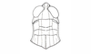 Dichroplus paraelongatus Carbonell, 1968: Fig. 69. male, head and pronotum, dorsal view. (Otu).