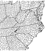 Melanoplus cherokee Hebard, 1935: geographic distribution. (Otu).