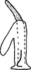 Aedeagus, lateral view on Atanus baianus Zanol, 1998: Aedeagus, lateral view. (Observation).