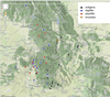 Melanoplus knowlesi Otte, 2012: Geographic distribution. (Otu).