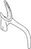 Aedeagus, lateral view: Aedeagus, lateral view. (Observation).