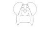 Hylopedetes mirandus Rehn, 1929: Fig. 8D. male head, frontal view. (Otu).