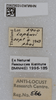 CollectionObject 1577881; cf2f0743-b0ec-45aa-80e4-748425855905: labels. (CollectionObject).