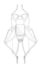 Luzara rufipennis Walker, 1869: Plate IX. Fig. 1. male, dorsal outline. (Otu).