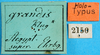 CollectionObject 1501099; 5ec2635a-366a-473d-ba56-4958ea5f0400: labels (holotype). (CollectionObject).