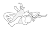 Balachowskyacris cerciata Descamps & Amédégnato, 1972: Fig. 146. epiphallus, lateral view. (Otu).