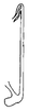 Aedeagus, lateral view on Costanana circumaga DeLong & Wolda, 1983: Male: aedeagus, lateral view. (Observation).