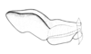Enodisomacris curtipennis Cigliano, 1989: Fig. 224. endophallus, lateral view. (Otu).