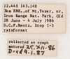 CollectionObject 1584348; CC ANIC Database No. 15 000074, 35145325-2a22-4ba4-8890-38ac04956134: copyright ANIC. male, data labels (holotype). (CollectionObject).