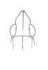 Pseudomitraria pontificalis (Rehn, 1904): Pl. 4, Fig. 1 (after paratype). female, dorsal view of head. (Otu).