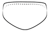 Other on Pseudocostanana rubromarginata (Domahovski & Cavichioli, 2023): Male holotype [DZUP]: valve, ventral view. (Observation).