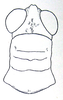 Pagdenia rufipes Miller, 1934: Fig. 9 B. male head and pronotum from side. (Otu).