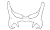 Dichroplus misionensis Carbonell, 1968: Fig. 95. epiphallus, dorsal view. (Otu).