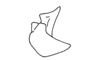Adelacris atrocephala (Bruner, 1908): Fig. 37. male cercus, lateral view of outer face. (Otu).