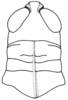 Leiotettix politus Rehn, 1913: Fig. 43. male head and pronotum, dorsal view. (Otu).