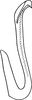 Aedeagus, lateral view on Diplocolenus (Verdanus) evansi (Ashmead, 1904): Aedeagus, lateral view. (Observation).